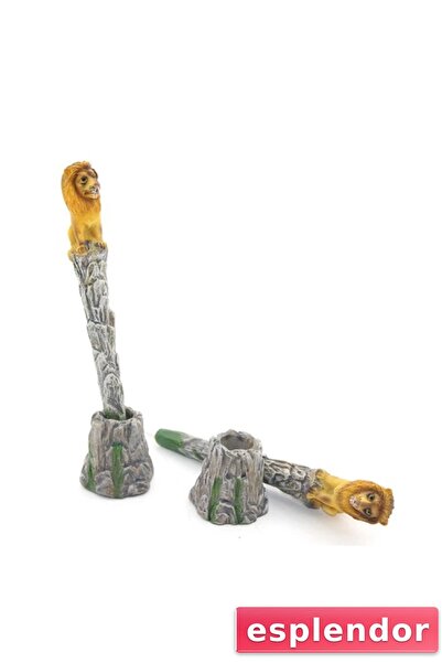 esplendor Polyester Ballpoint Pen with Lion Figure