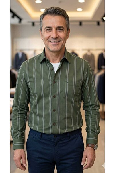 Grand Star ΝΕΑ ΣΕΖΟΝ ΜΑΚΡΥΜΑΝΙΚΟ ΑΝΔΡΙΚΟ ΚΛΑΣΙΚΟ ΠΟΥΚΑΜΙΣΟ ΜΕ ΚΡΥΦΑ ΚΟΥΜΠΙΑ Σ...