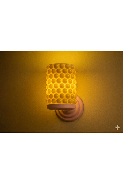KKG 3D·Studio | Duwals / 1 Set / Dekoratif LED Mumlu Abajur Pilli Işıklı Duva...