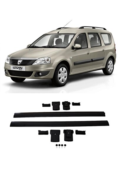 Dacia Logan Mcv Uyumlu 2007-2021 siyah Renk Wıngbar Port Bagaj Ara Atkı Tavan Barı Arabar