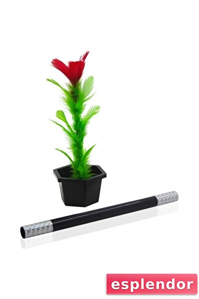 esplendor عصا سحرية تتفتح لعبة سحرية على شكل زهرة سحرية