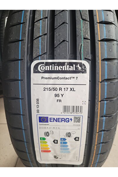 Continental 215/50R17 Premium Contact7 95Y XL FR Set Olarak (4 Adet ) Yazlık ...