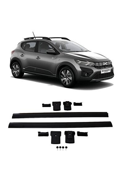 CHROMELINE Dacia Sandero Stepway Uyumlu 2023-2026 Siyah Renk Wıngbar Port Bag...
