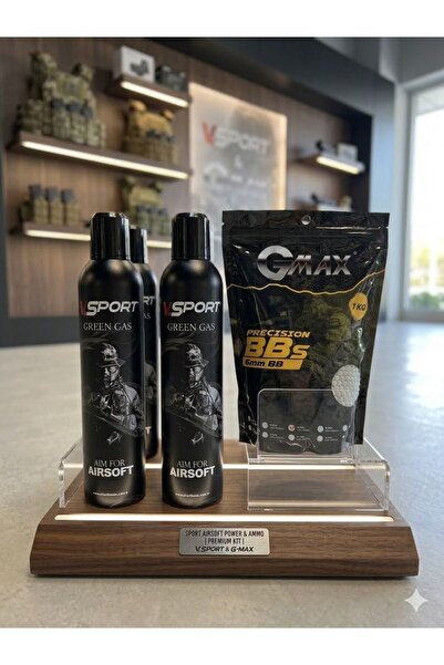 Khotso V.Sport Green Gas 300 ML - 3 Adet - BBs Boncuk 1 kg