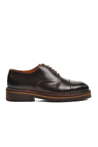 Aspor Coffee Opening Genuine Leather Men's Classic Shoes Premium