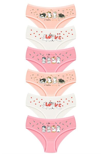 CSN CASANO Girl's 6-Pack Printed Slips