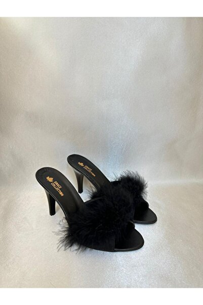 MOD10 Feather bridal drawing slippers