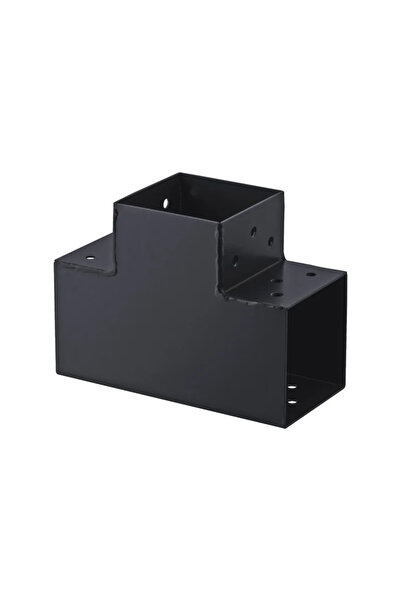 OEM Conector lemn, extensie, 3 intrari, unghi 90°, otel, 95 x 205 mm, negru, ...