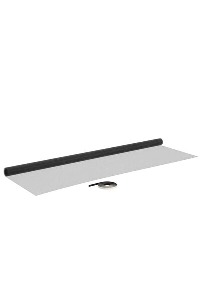 OEM Mosquito net, for window, fixed, with Velcro, 180 x 150 centimeters, black