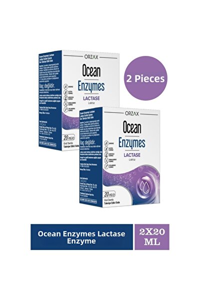 Orzax Ocean Enzymes Lactase Drops 20 ml 2 Pcs