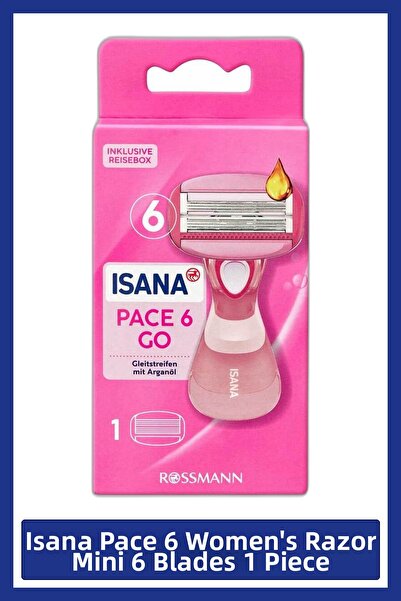 ISANA Aparat de ras Pace 6 pentru femei - 1 bucata cu 6 lame