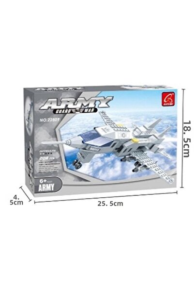 Asya Oyuncak مجموعة طائرات عسكرية آسيا أوسيني 228 قطعة