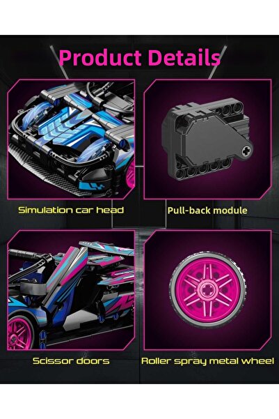 NW NessiWorld 9055-6 تويز تويز بريكس سبيد بلو سايبر-إكن