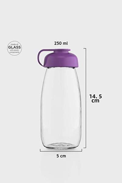 Renga ميلكي كيدز 250 مل زجاجة زجاجية 181011 بنفسجي