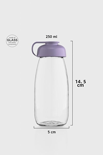 Renga Milky Kids 250 ml Glass Bottle 181011 Lilac