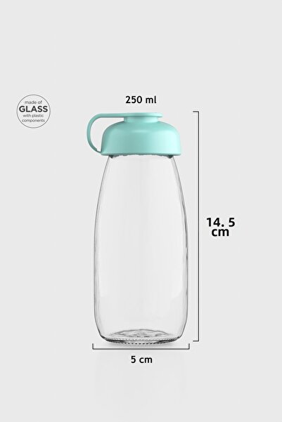 Renga ميلكي كيدز 250 مل زجاجة زجاجية 181011 أخضر مائي