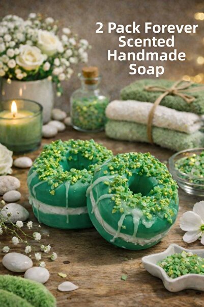 HÂL-İ ŞİFA مجموعة من 2 صابون معطر يدوي الصنع من فوريفر - هدية بتصميم خاص