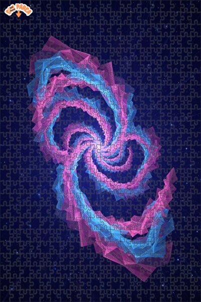 Esranın Dünyası لغز خشبي حلزوني الشكل من يونيفرسال آرت مزدوج الطبقات قطعة مقا...