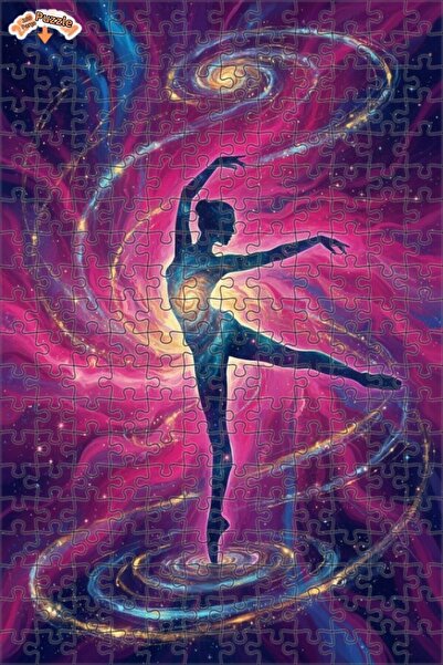 Esranın Dünyası لغز خشبي من مزدوج الطبقات إطارًا بتصميم راقصة عالمية بمظهر ال...