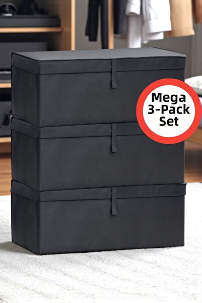 Helen's Home Cutie 3 Bucuri cu Capac Hurç Mega Dimensiune 60x40x30 cm