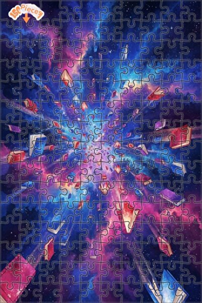 Esranın Dünyası لغز فني على شكل لوحة مائية لعالم المعرفة اللانهائية 150 قطعة ...