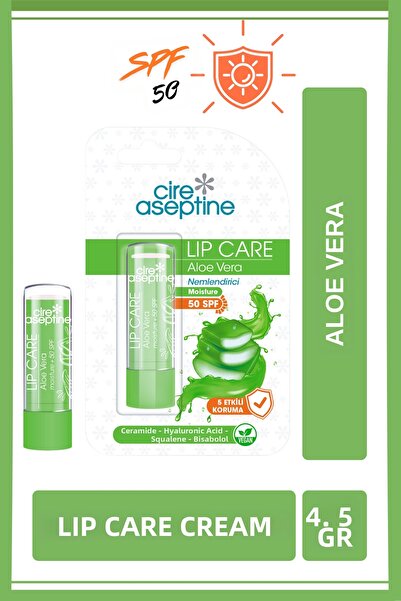 CIRE ASEPTINE كريم العناية بالشفاه CIRE ASEPTİNEALOE VERA SPF 20 4.5 جم