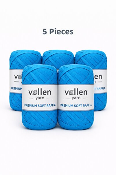 vollen yarn Pachet de 5 bucăți de ață moale premium din rafie |   Hârtie de p...