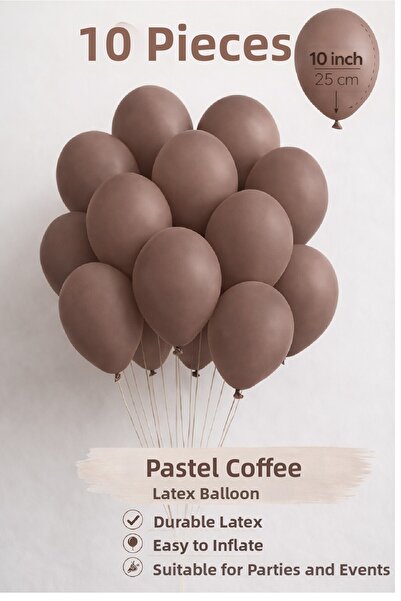 BKMC PARTY 10 قطع من بالونات اللاتكس مقاس 10 بوصة، بالونات زينة لعيد الميلاد