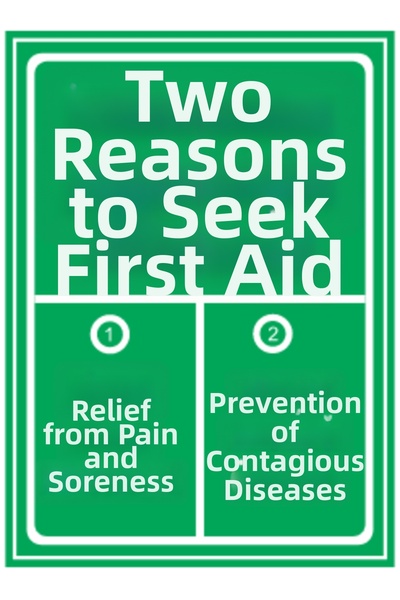 HiperAD Reklam First Aid Calling for Help Reasons Dekota Printing – 3 mm Fore...