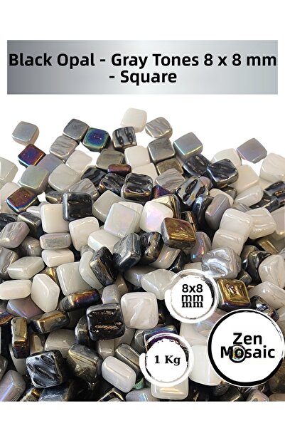 Zen Mozaik Pietre de mozaic din sticlă în culori asortate pentru lucrări de m...