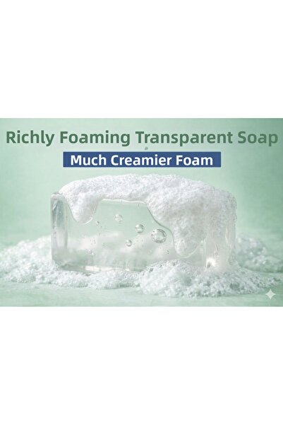 Alsancak قاعدة صابون رغوية وشفافة. 1 كيلوغرام