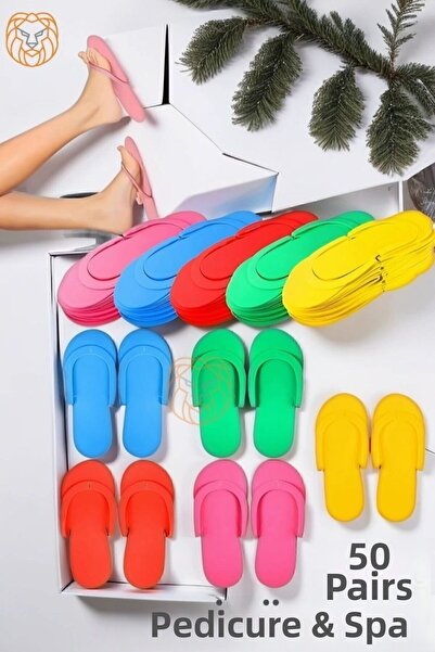 Creatividad Solutions شباشب باديكير للاستعمال مرة واحدة - شباشب سبا شباشب للا...