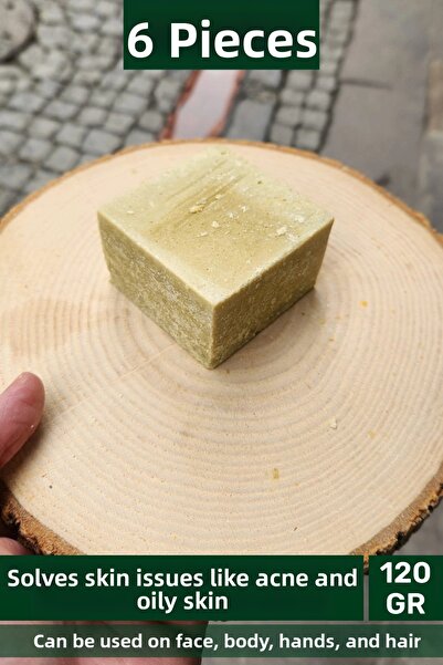 Carlburn # صابون عشبي طبيعي 100% برائحة جميلة لليدين والوجه والشعر والجسم، صا...