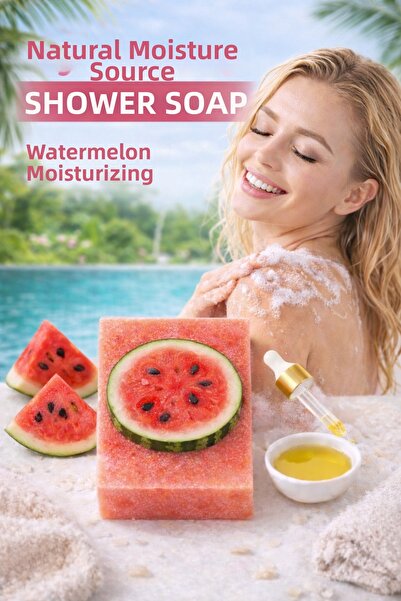 EpiRelax Natural Moisture Bomb Soap with Watermelon – Bright and Vibrant Skin...