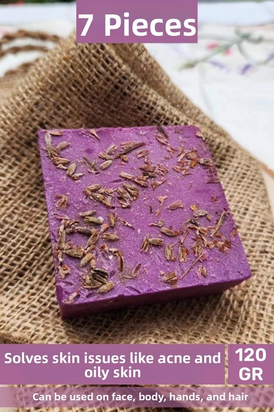 Carlburn # صابون طبيعي 100% برائحة جميلة للوجه والشعر والبشرة والجسم، صابون ا...