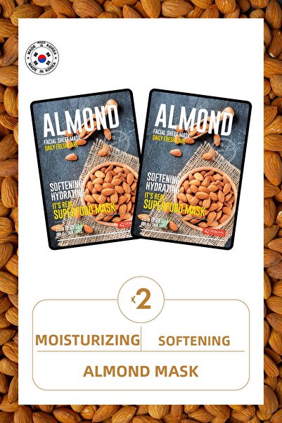 Dermal قناع اللوز المرطب والمنعم 25 جرام، مجموعة من قطعتين