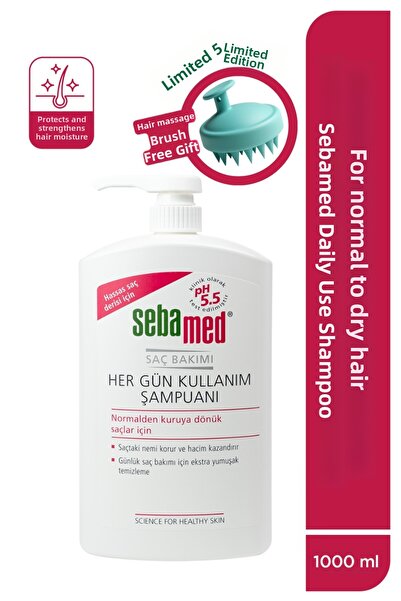 Sebamed Everyday Use Daily Hair Care Shampoo for Sensitive Hair 1000ml - Set ...