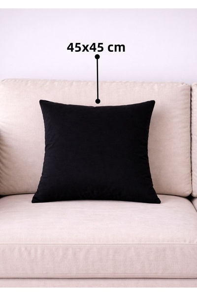 Elen's Velvet D Textured S Suede Island Pouf Y Pillowcase Economic Elegant fo...