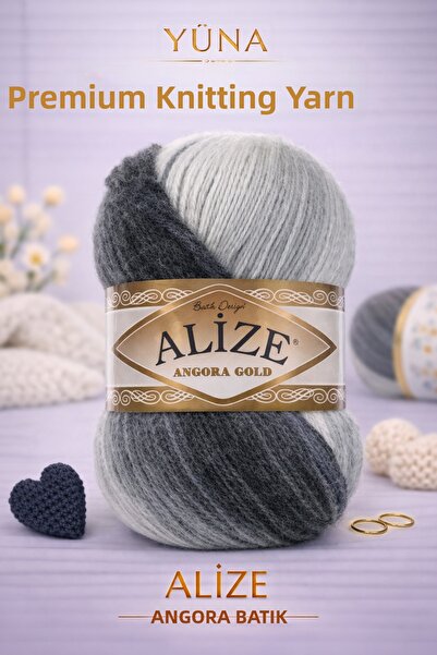 Alize Angora Gold Batik Cardigan Vest Sweater Knitting Yarn 1900