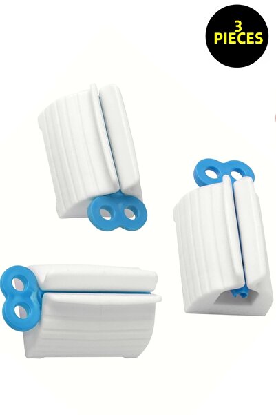 usin 3 ΤΕΜ. Πρακτική συσκευή συμπίεσης οδοντόκρεμας με περιστρεφόμενο μηχανισμό