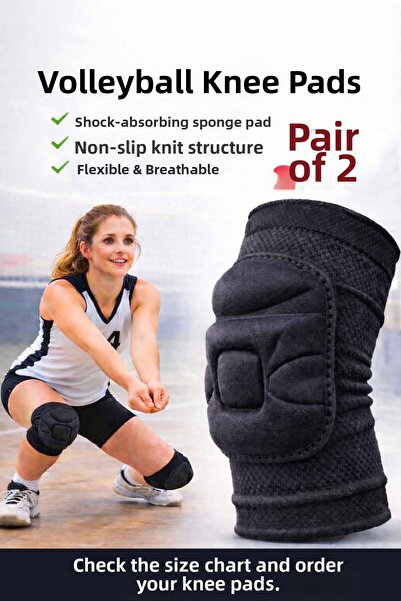 Liggo وسادة ركبة مزدوجة للكبار للكرة الطائرة لحارس المرمى، وسادة ركبة منقوشة ...