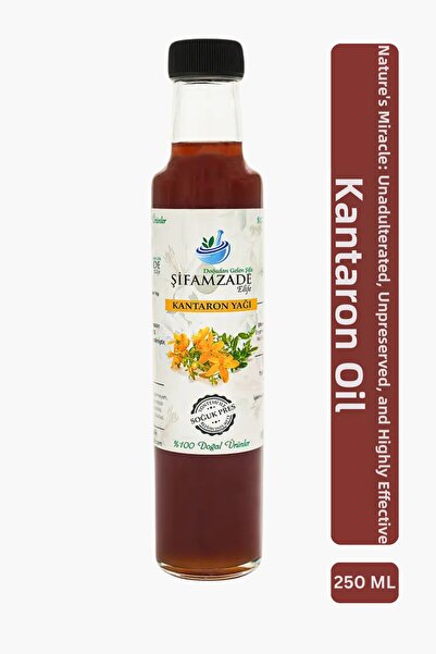 Şifamzade زيت نبتة سانت جون الأحمر بدون إضافات 250 مل