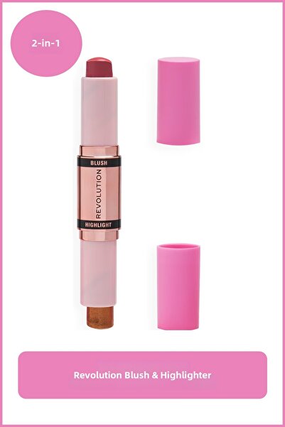 Revolution عصا أحمر الخدود والتفتيح باللون الوردي