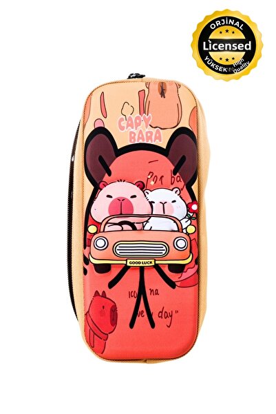 capybara Original Licensed Eva Front Surface Pencil Case |   Zippered, Large ...