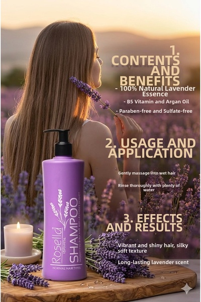 ROSELLA شامبو اللافندر
