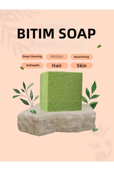 VERANT 2 kg Genuine Siirt Bıttım Soap - Anti-Hair Loss, Dandruff, Acne, Itching and Eczema