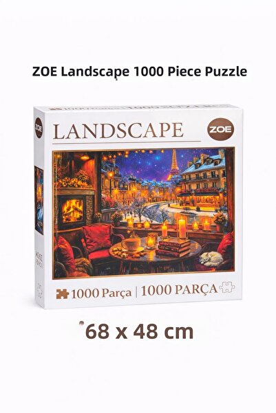 Zoe Paris Evening Scenery 1000 Piece Puzzle 68X48 cm