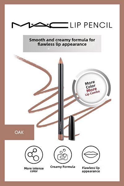 M.A.C Creamy Permanent Lip Liner - Lip Pencil Oak Oak 1.45 g