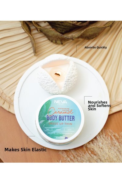 Nevacare 250 ml Pistachio & Salted Caramel Body Buter (Moisturizing Cream)