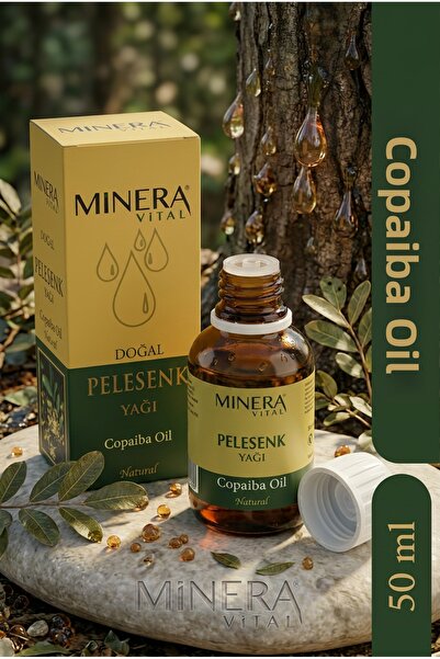 MİNERA VİTAL Pelesenk Oil 50 ml (Balsam Oil) Glass Bottle with Dropper